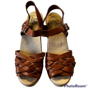 Lotta from Stockholm Clogs Brown Sandals Size 41 EU